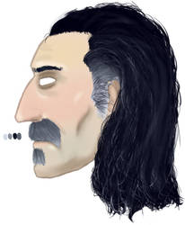 Portrait practice n#1 - Old Zappa 1995 by Fboss90