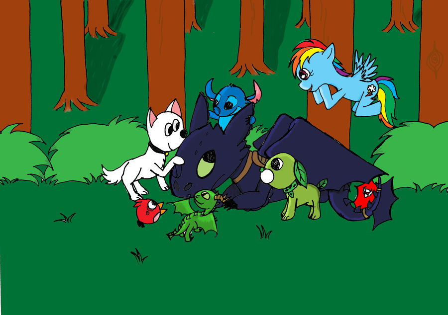 They love toothless by TCTwinscover on DeviantArt