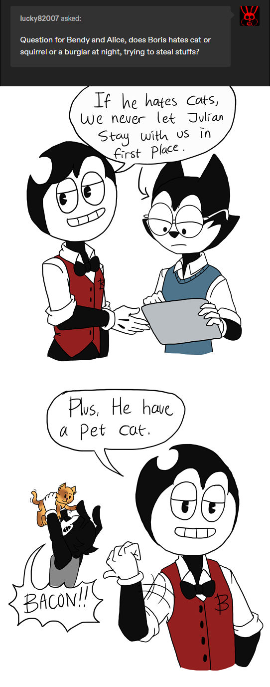 Ask Bendy and Gangs - Cats by twinscover on DeviantArt