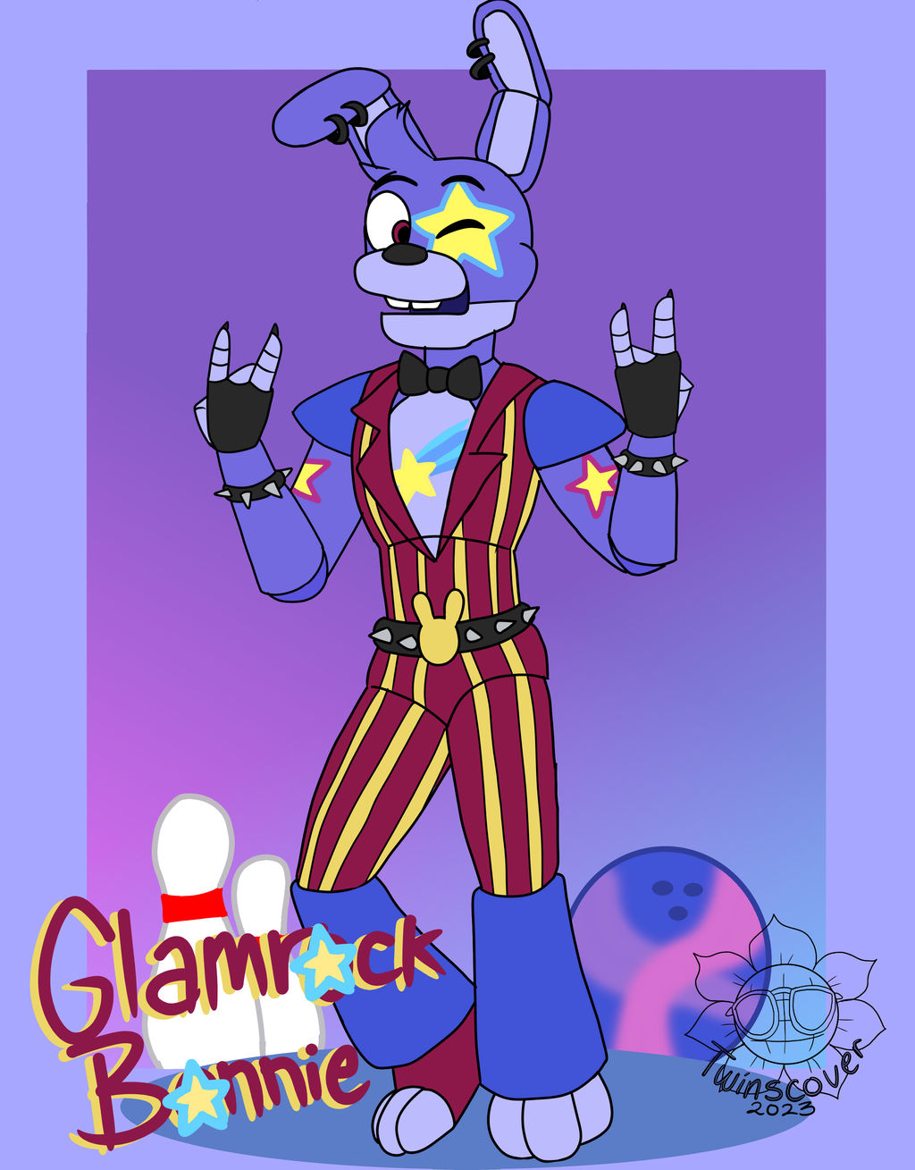 Glamrock Bonnie by StarsBon28112 on DeviantArt