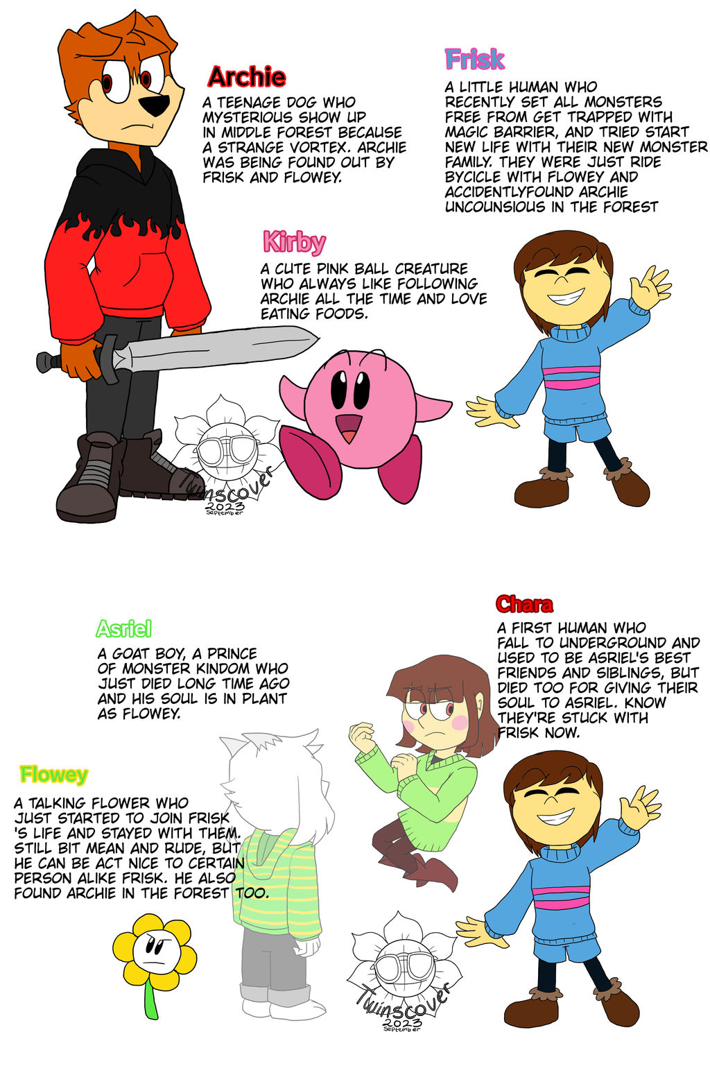 Archie - Characters Introduction 1 by twinscover on DeviantArt