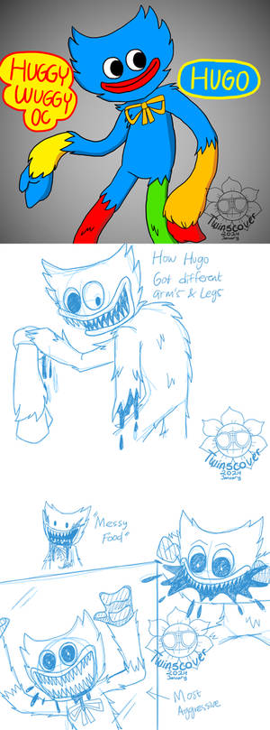 Poppy Playtime - Huggy Wuggy OC - Hugo