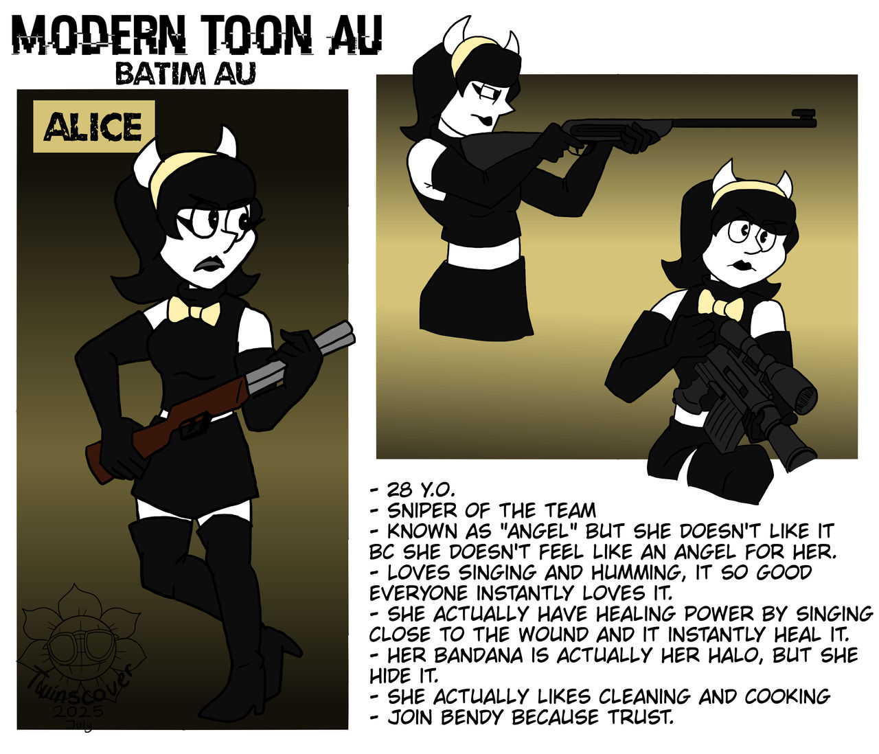 BATIM AU - Alice Ref Sheet by TCTwinscover on DeviantArt