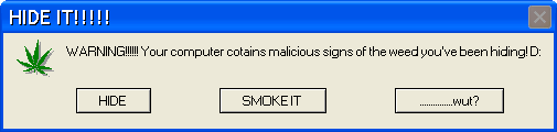 Weed Error Message