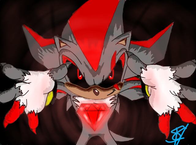 Shadow .EXE ( SONIC X STYLE) by Ms-Maggie on DeviantArt