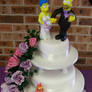 Simpsons Wedding Cake