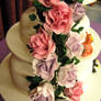 Wedding Cake Sugar Rose Spray