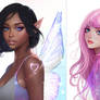Glitter fairies