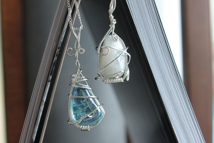 Stone pendants