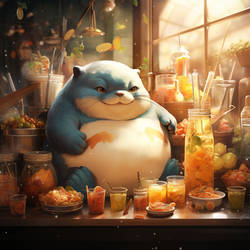 Snorlax in Food Paradise