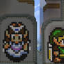 Link and Zelda, Pixel Art