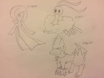 More Pokemon TEST Drawings