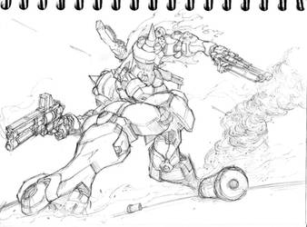 Action Sketch-Jaguar-