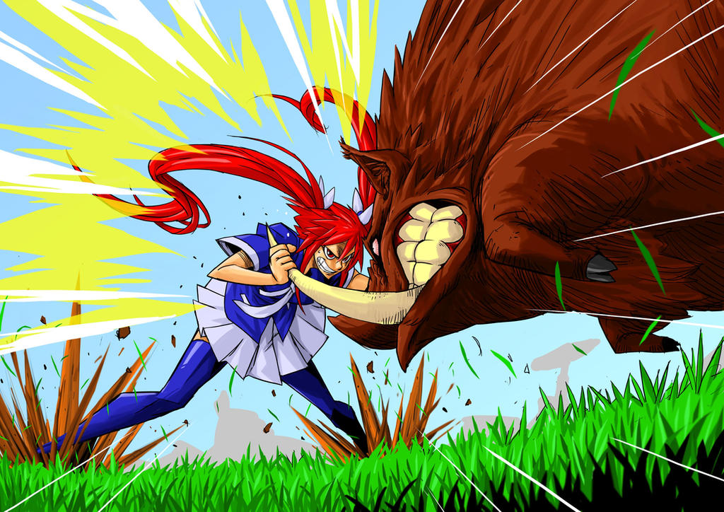 CR: Daiya VS Boar!!