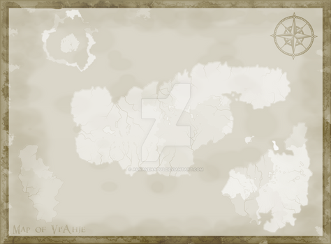 World Map Of Vi'Ahje (unlabeled)