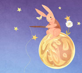 Rabbit on the Moon