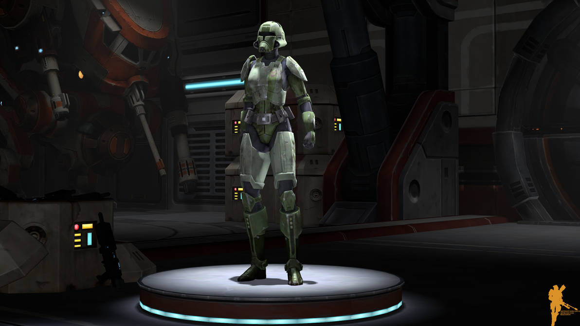 SWTOR Republic Trooper Armor V1 (Aka new Alder by Reidawen on DeviantArt
