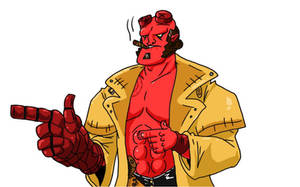 Hellboy Thats where your wrong kiddo