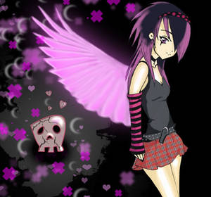 Emo Angel Girl COLOR