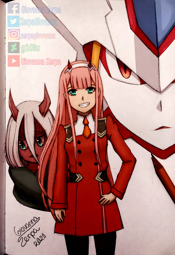 zero two - darling in the franxx - by g10lu on DeviantArt