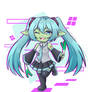 Fanart Hatsune Miku goblin girl