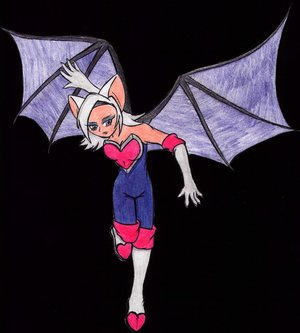 Rouge the bat--Humanized