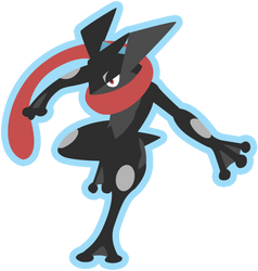 Shiny Greninja Vector