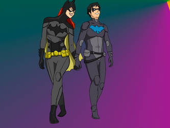 Nightwing And Batgirl