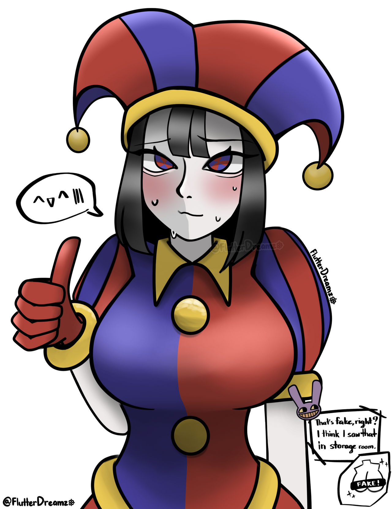 Pomni Fanart By FlutterDreamz On DeviantArt pomni-fanart-by-flutterdreamz-on-deviantart