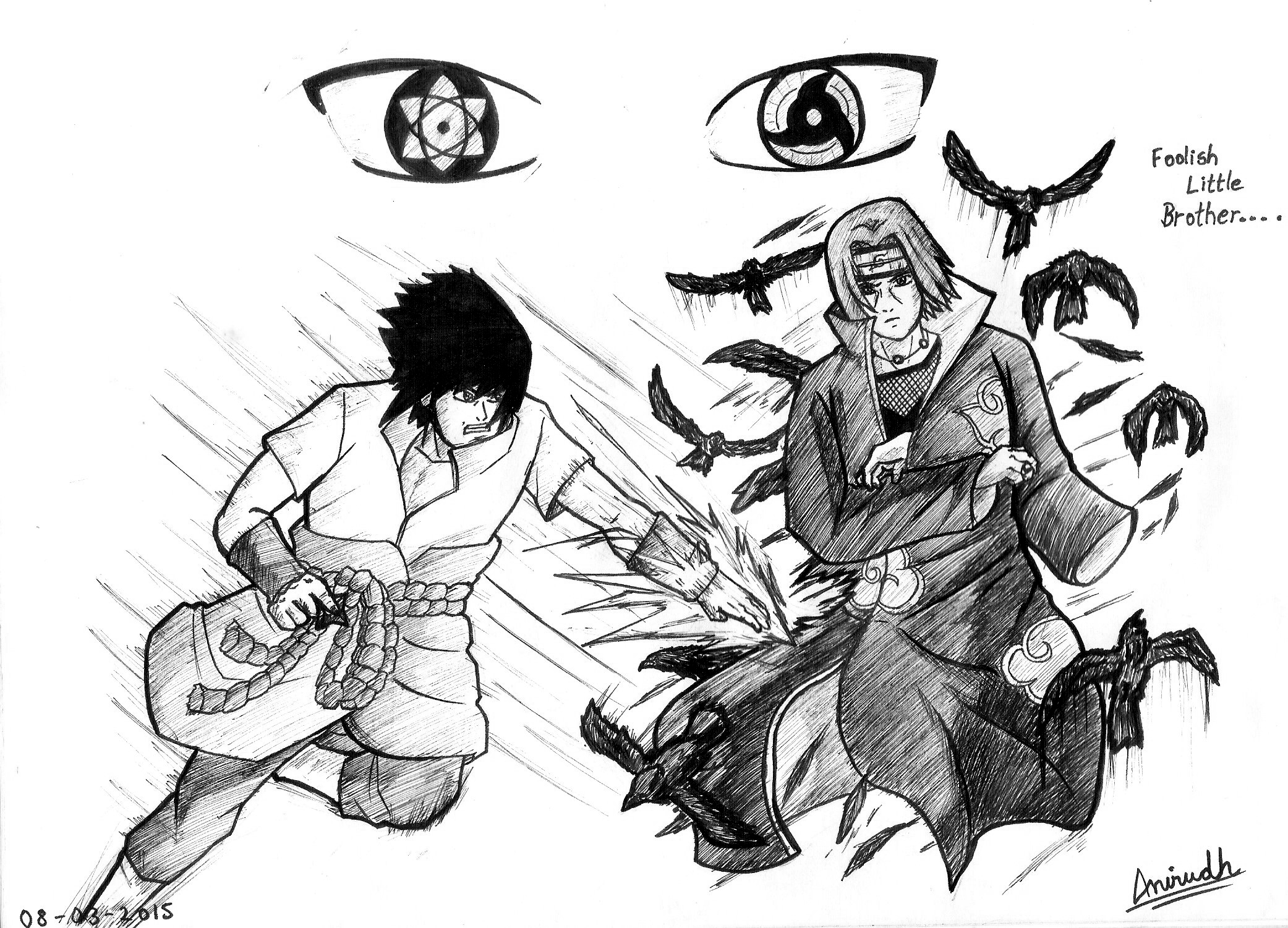 Sasuke vs Itachi by toonager on DeviantArt