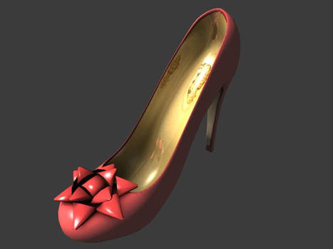 3D Red Stilettos