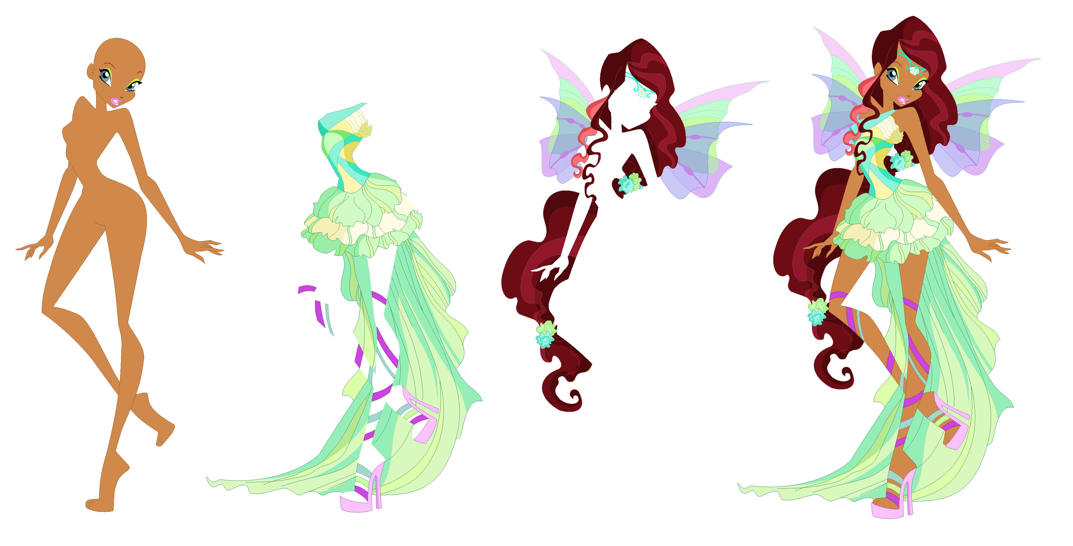 Magic Winx Base Winx Club Aisha Harmonix Base by machakar52 on DeviantArt