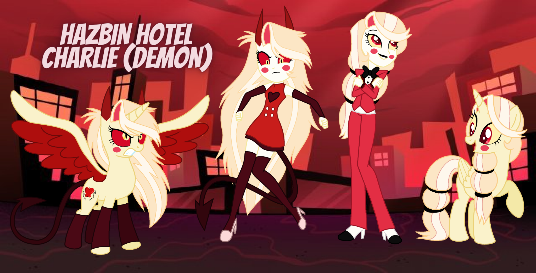 Cursed Charlie Hazbin Hotel Charlie (demon) by machakar52 on DeviantArt