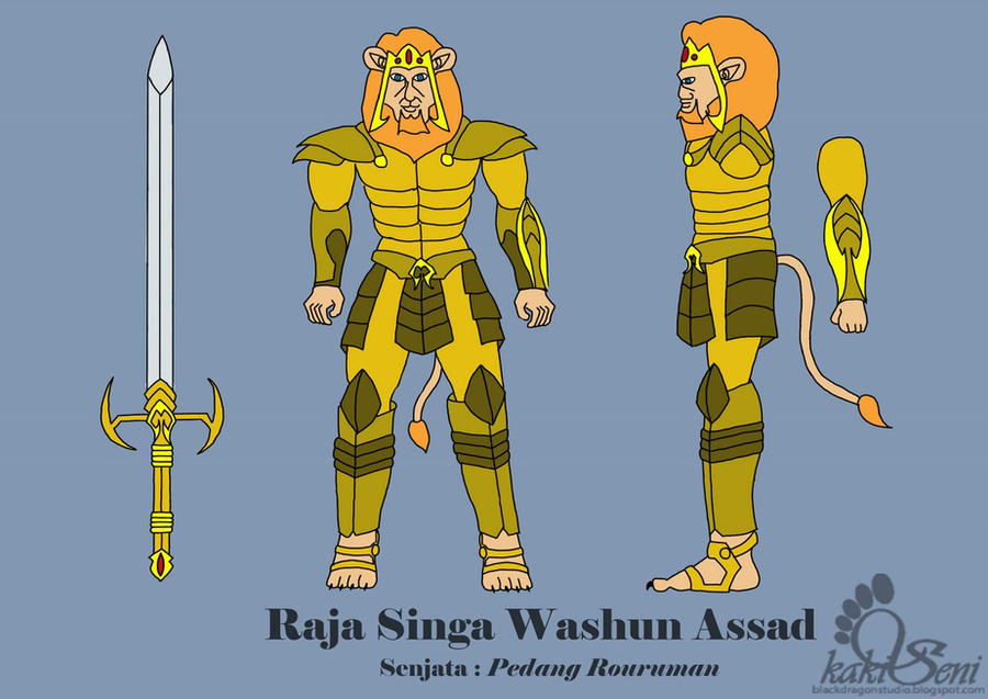 Raja Singa Washun Assad_colour by blackdragonstudio on DeviantArt