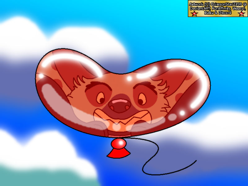 Banzai The Hyena Compacted in a Small Balloon! by CrimsonStar7359 on ...