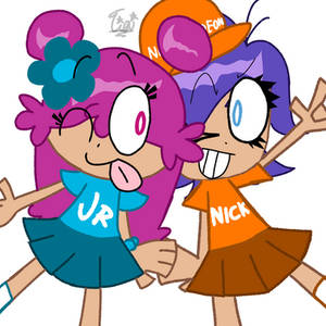 Ami and Yumi as Jr and Nick