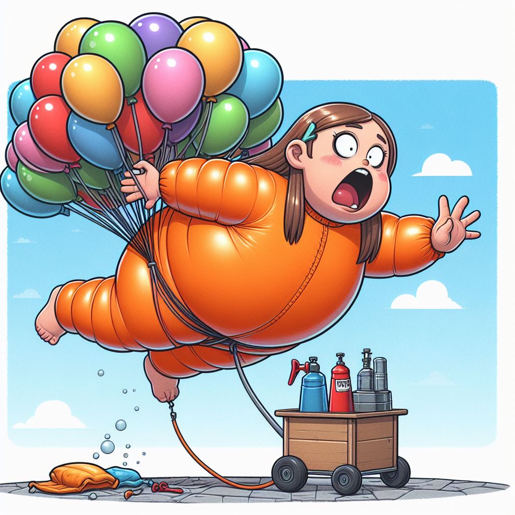 Inflanted Inflated Girl 106 by JaredtaylorMcguire on DeviantArt