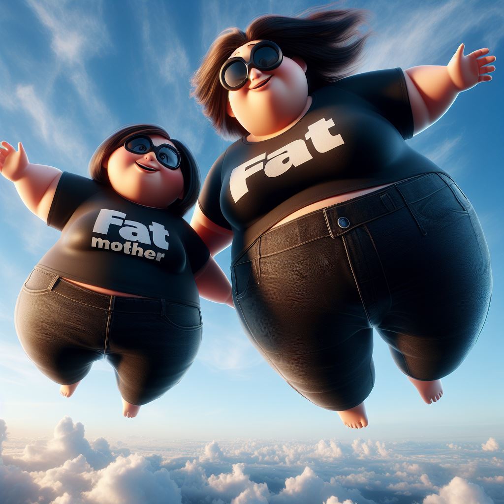 Inflated Mother and Daughter 21 by JaredtaylorMcguire on DeviantArt