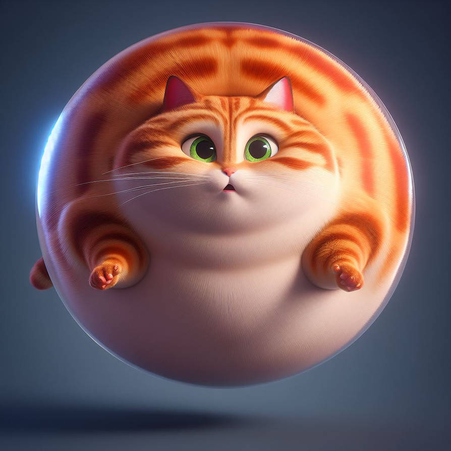 Inflated Female Cat 2 by JaredtaylorMcguire on DeviantArt