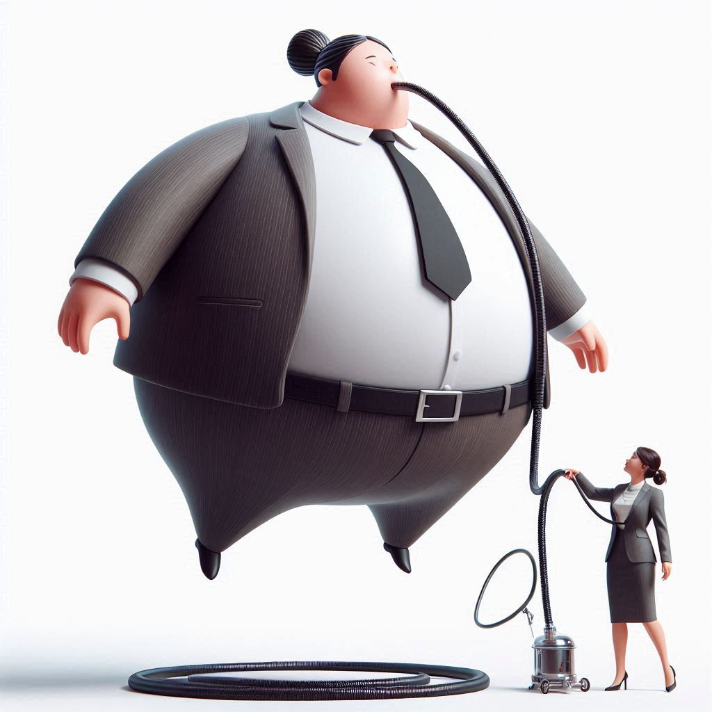 Business Woman Inflation 2 by JaredtaylorMcguire on DeviantArt