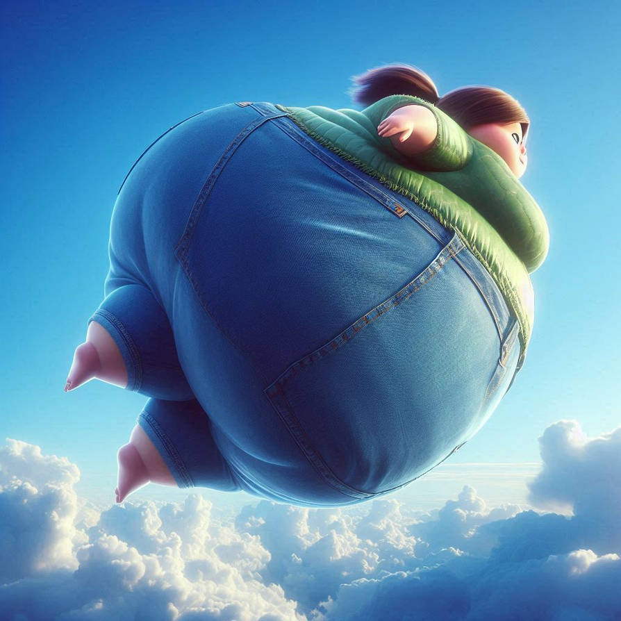 Inflated girl 260 by JaredtaylorMcguire on DeviantArt