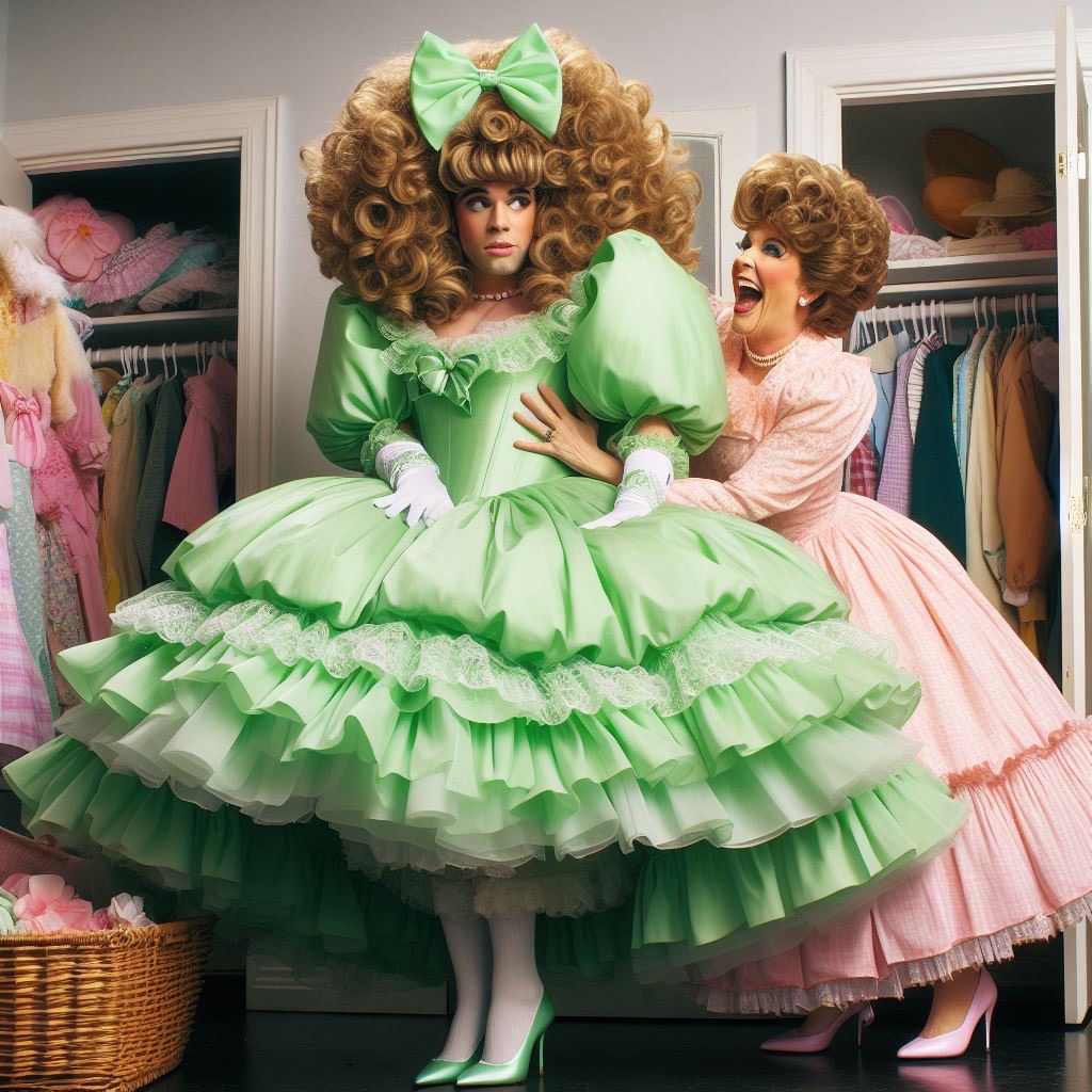 sissies in prom dresses C A I L I N . B U R N S