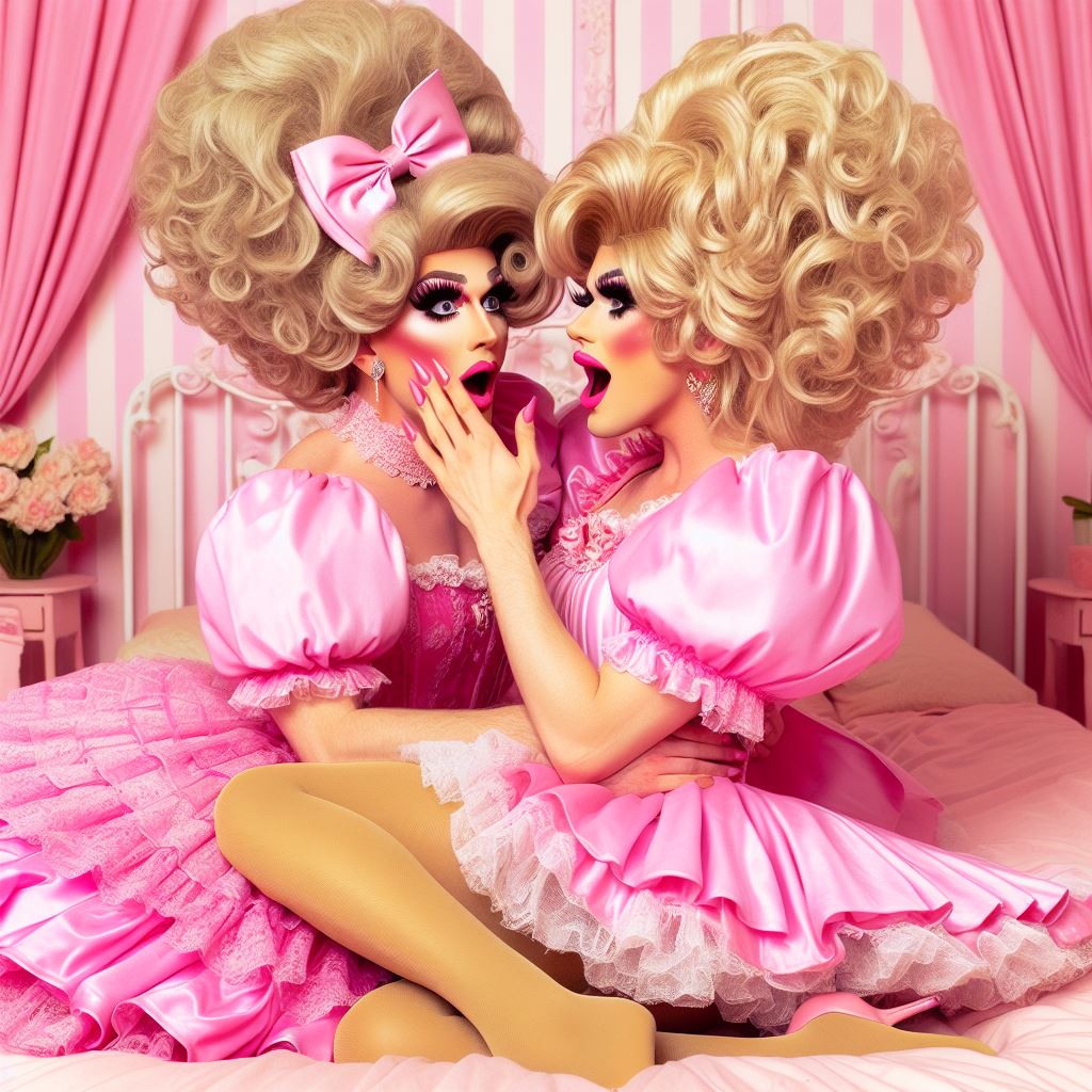 Growing closer as sissies... by The-Frilly-Salon on DeviantArt