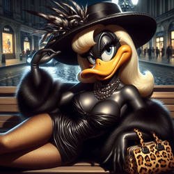 Daffy in Drag in Paris