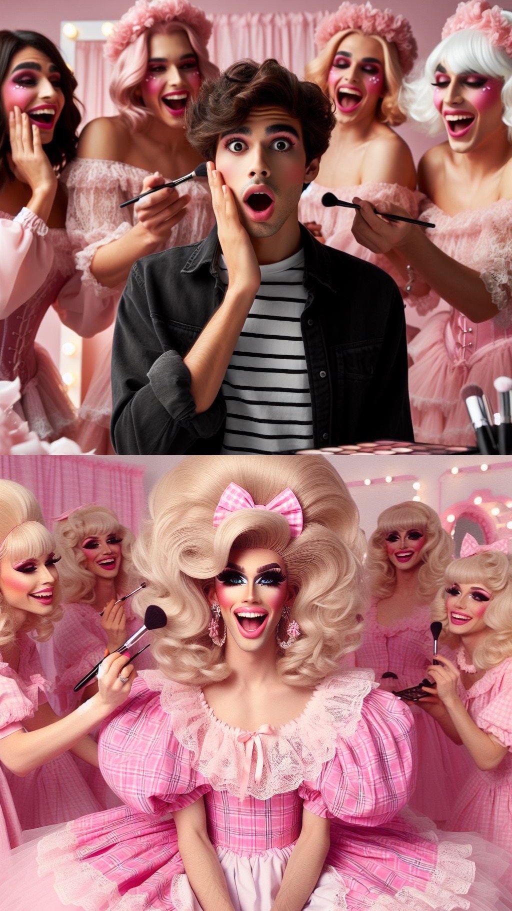 Makeover Machine Girl Deviantart Barbie Sissywife Makeover by The-Frilly-Salon on DeviantArt