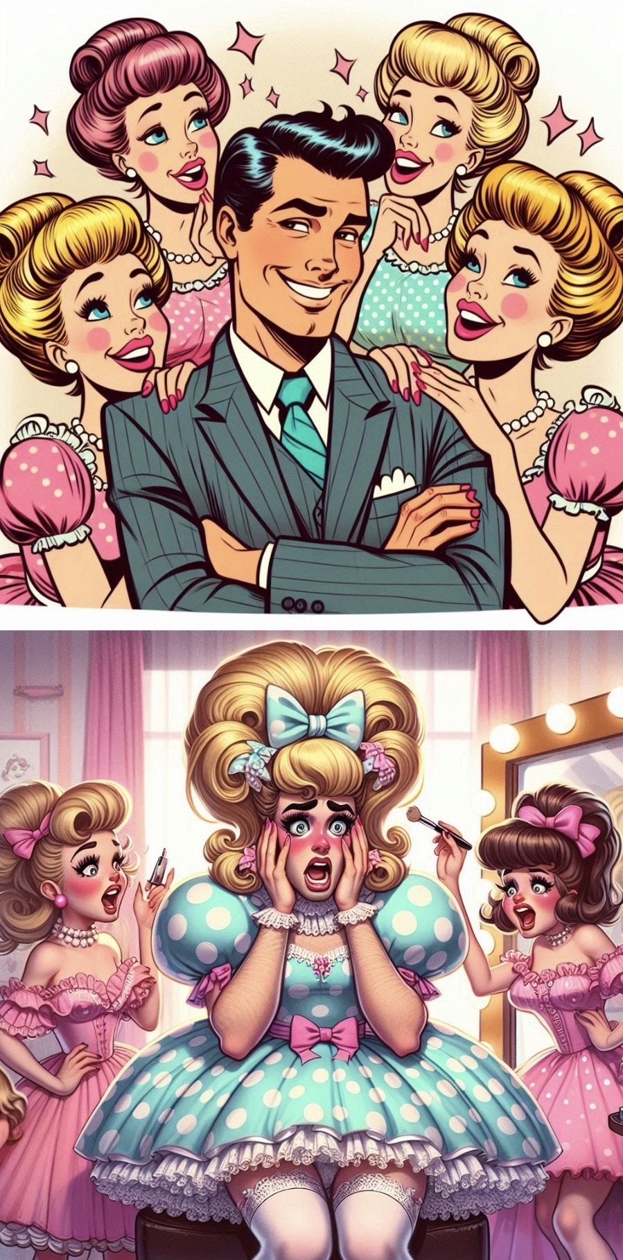 Cartoon Sissy Makeover By The Frilly Salon On DeviantArt cartoon-sissy-makeover-by-the-frilly-salon-on-deviantart