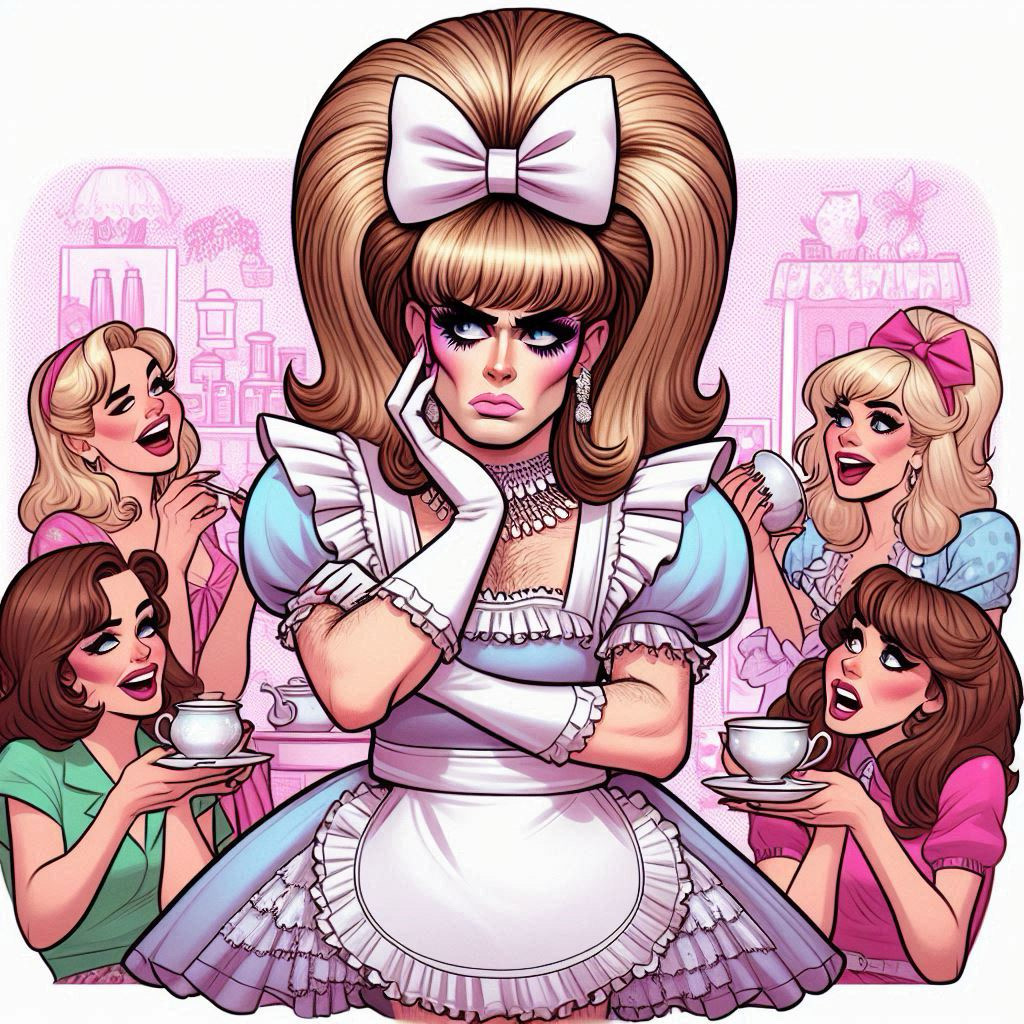The Ladies LOVE Getting Served By A Sissy Maid By The Frilly Salon On the-ladies-love-getting-served-by-a-sissy-maid-by-the-frilly-salon-on