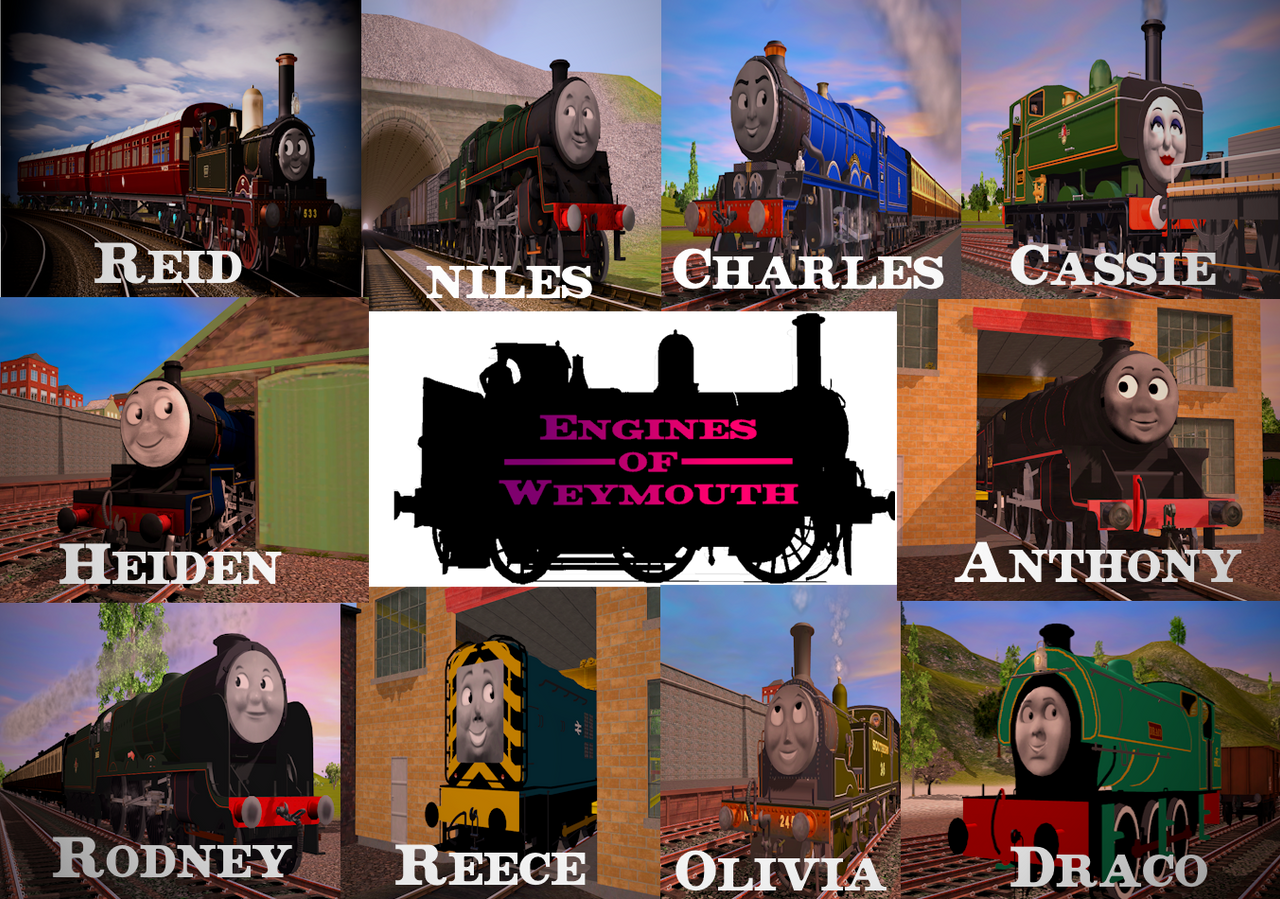 Engine Character Engine's Of Weymouth Characters by SethTheBlueEngine on DeviantArt