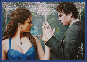 Damon and Elena