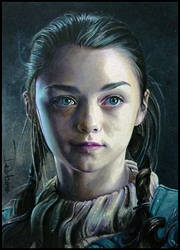 Arya Stark of Winterfell by DavidDeb
